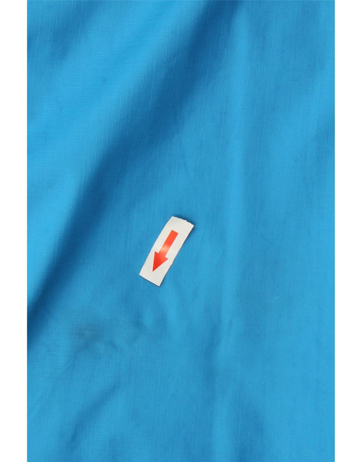 Jachetă de ploaie cu glugă Adidas pentru bărbați UK 40, mare, albastru, nailon