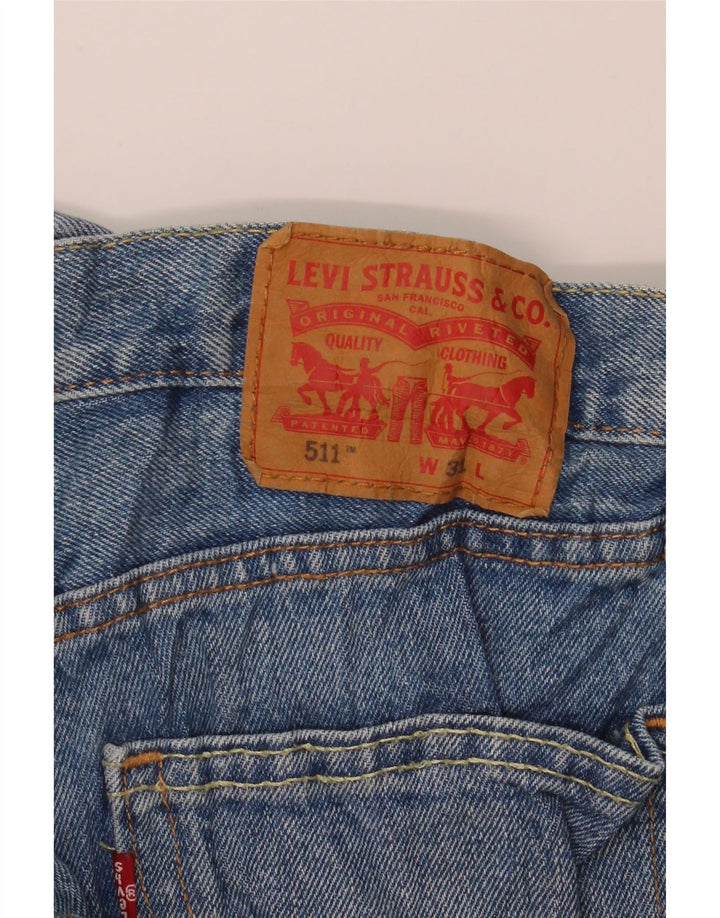 Pantaloni scurți Levi's 511 Denim W31 Medium Blue Bumbac