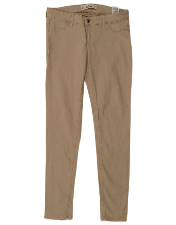 Hollister Pantaloni skinny casual pentru femei US 7 Medium W28 L31 Bej Bumbac