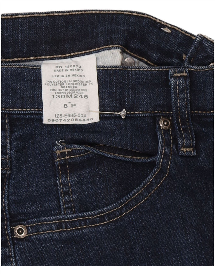 Blugi drepti pentru femei Lee US 8 Medium W28 L30 Bumbac bleumarin