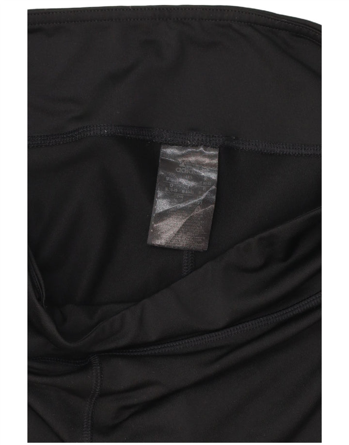 Leggings Adidas Climalite Capri pentru femei UK 12/14 Poliester mediu negru