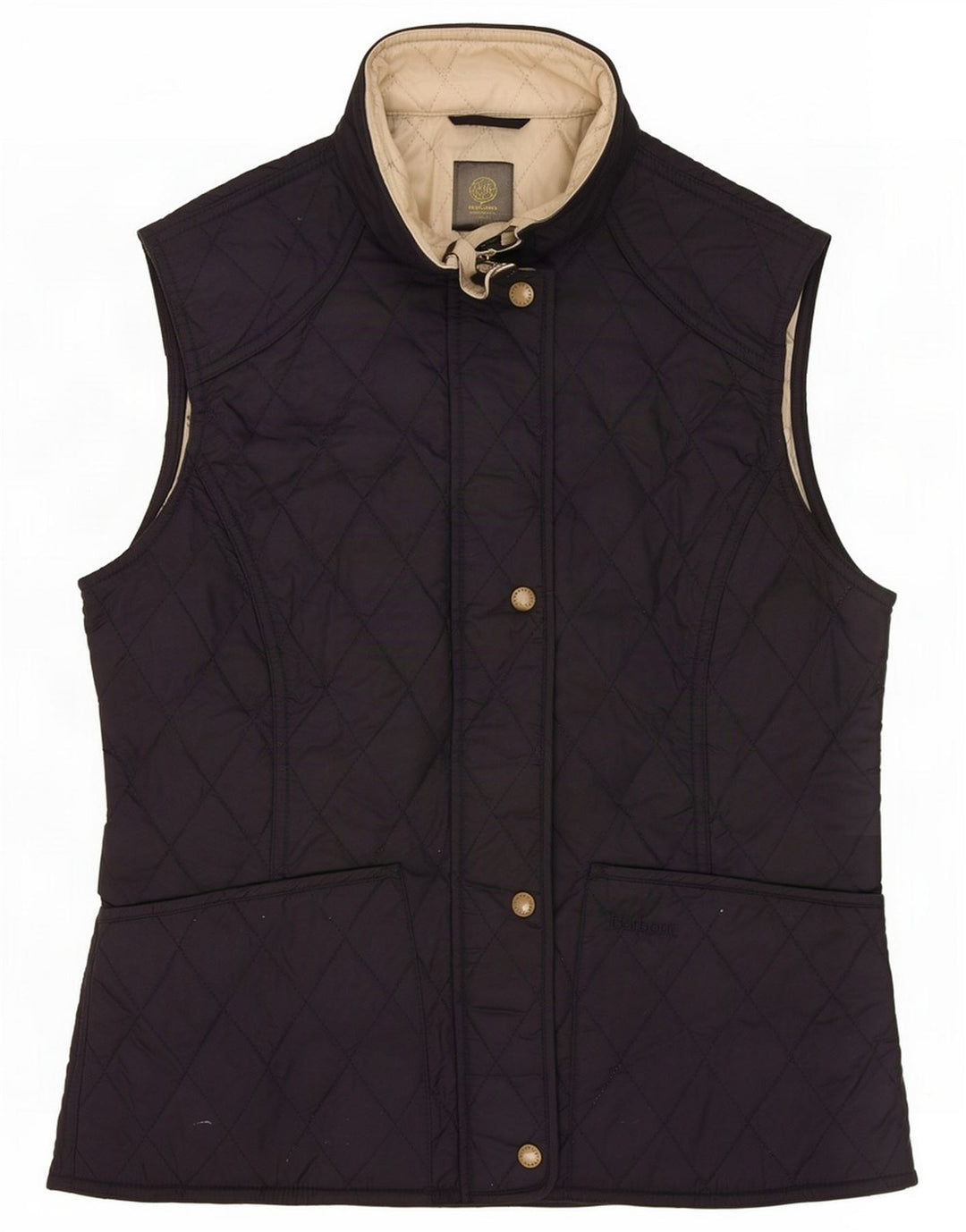 Barbour Gilet matlasat pentru femei UK 12 Medium Bleumarin Poliamidă