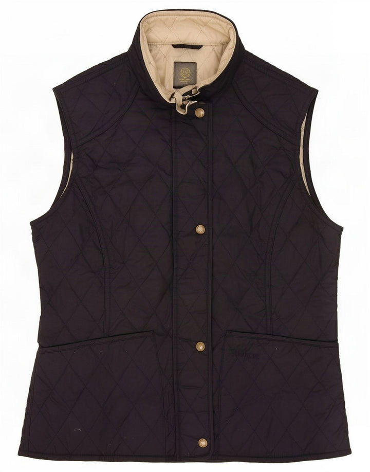 Barbour Gilet matlasat pentru femei UK 12 Medium Bleumarin Poliamidă