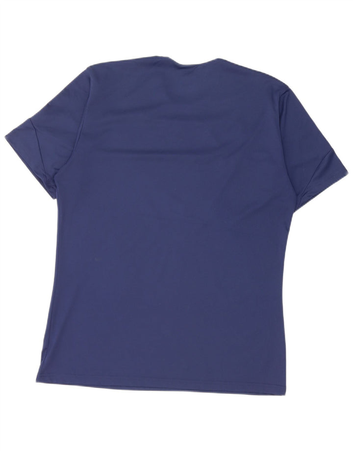 Tricou Adidas Climalite pentru bărbați Top Mediu Bleumarin Colorblock