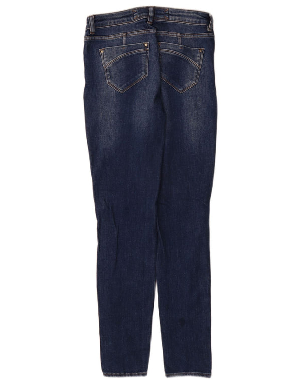 Blugi skinny pentru femei Karen Millen UK 8 Small W26 L29 Blue Bumbac