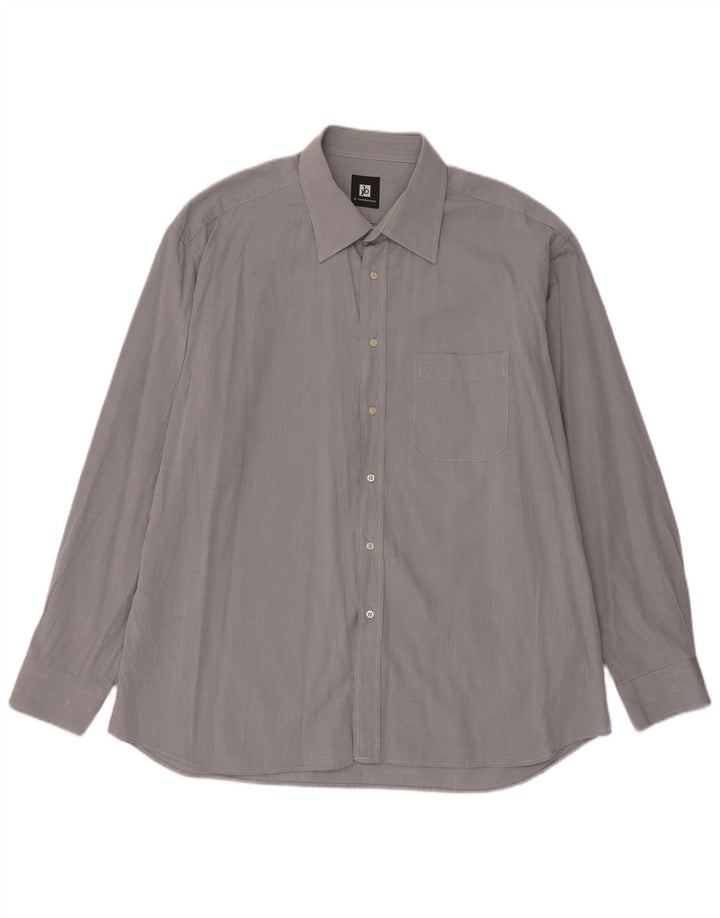 Cămașă pentru bărbați Roccobarocco Mărimea 46 18 1/2 2XL Gri