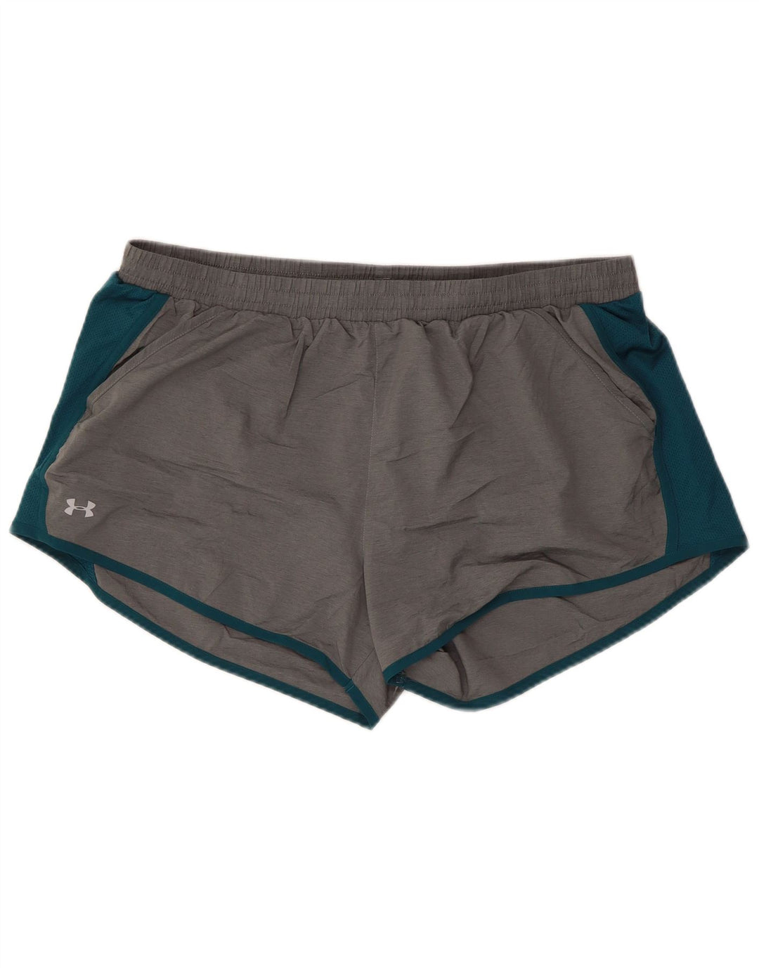 Pantaloni scurți sport Under Armour pentru bărbați Heat Gear XL, gri, poliester color bloc