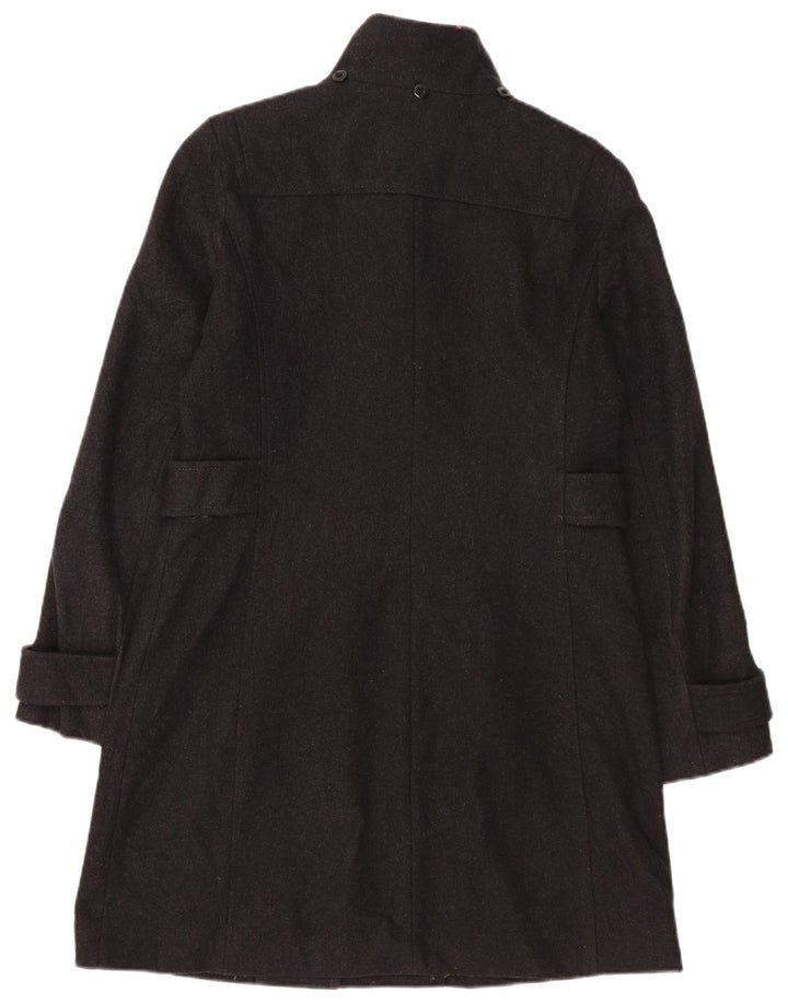 Duffle Coat Nautica pentru femei UK 14 Lână neagră medie