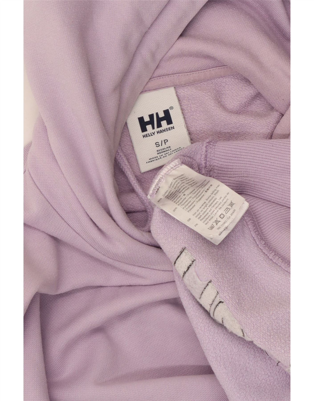 HELLY HANSEN Pulover cu glugă cu grafică, cu formă normală, pentru bărbați, bumbac violet mic