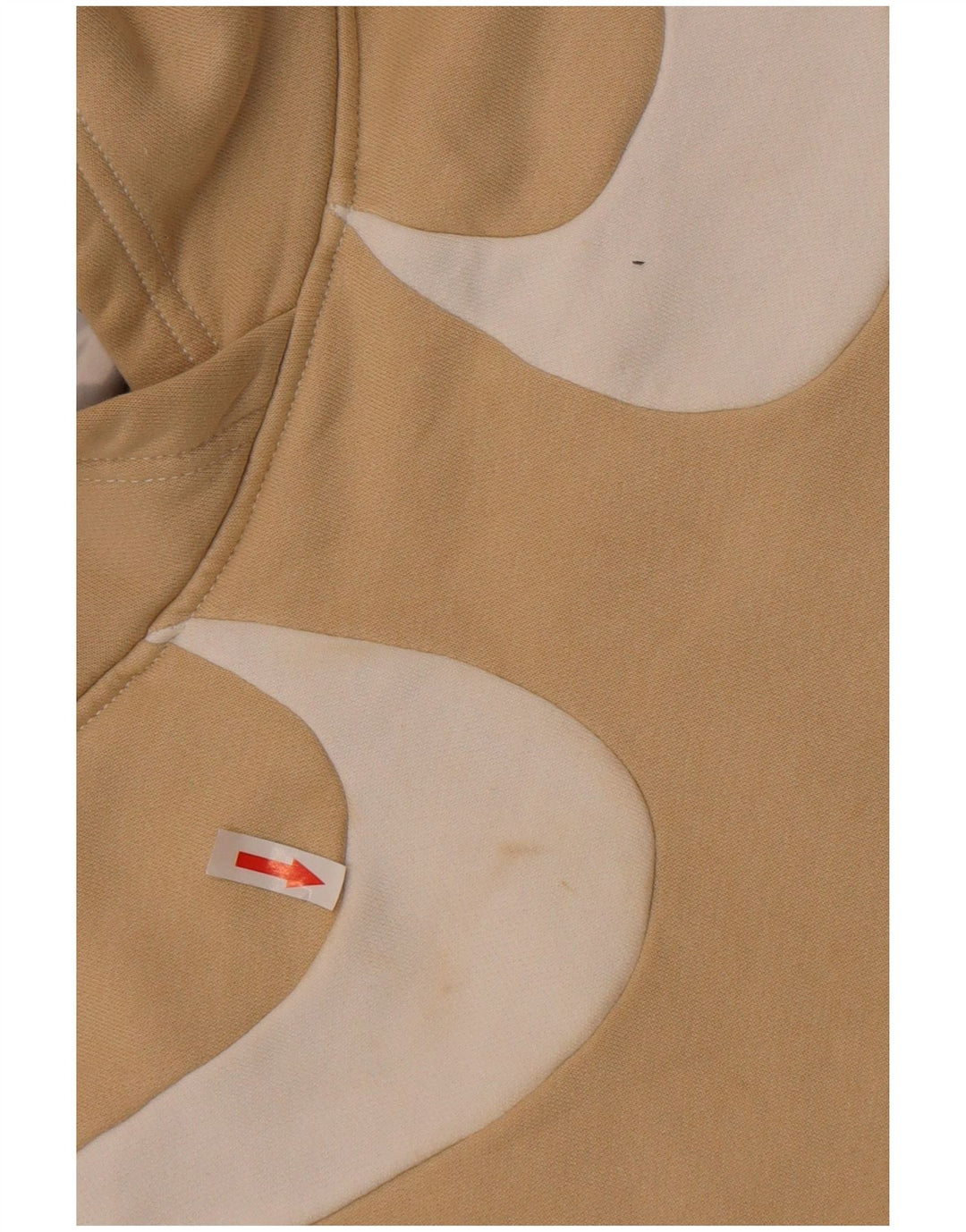 Pulover cu glugă grafic pentru bărbați Nike, mare, bej, bumbac