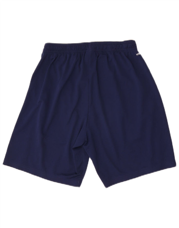 Pantaloni scurți de sport Adidas Aeroready pentru bărbați, poliester mediu albastru