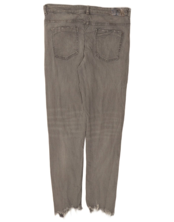 Blugi slim pentru femei Zara EU 40 Medium W30 L27 Bumbac gri