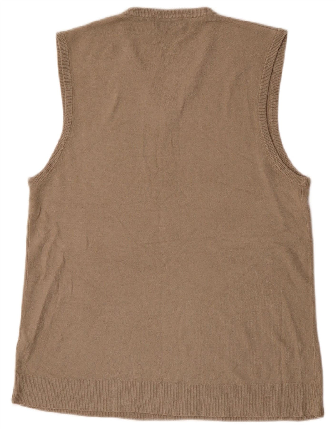 Marks & Spencer pentru bărbați Blue Harbour Vest Tank Top Mare Bej Acrilic