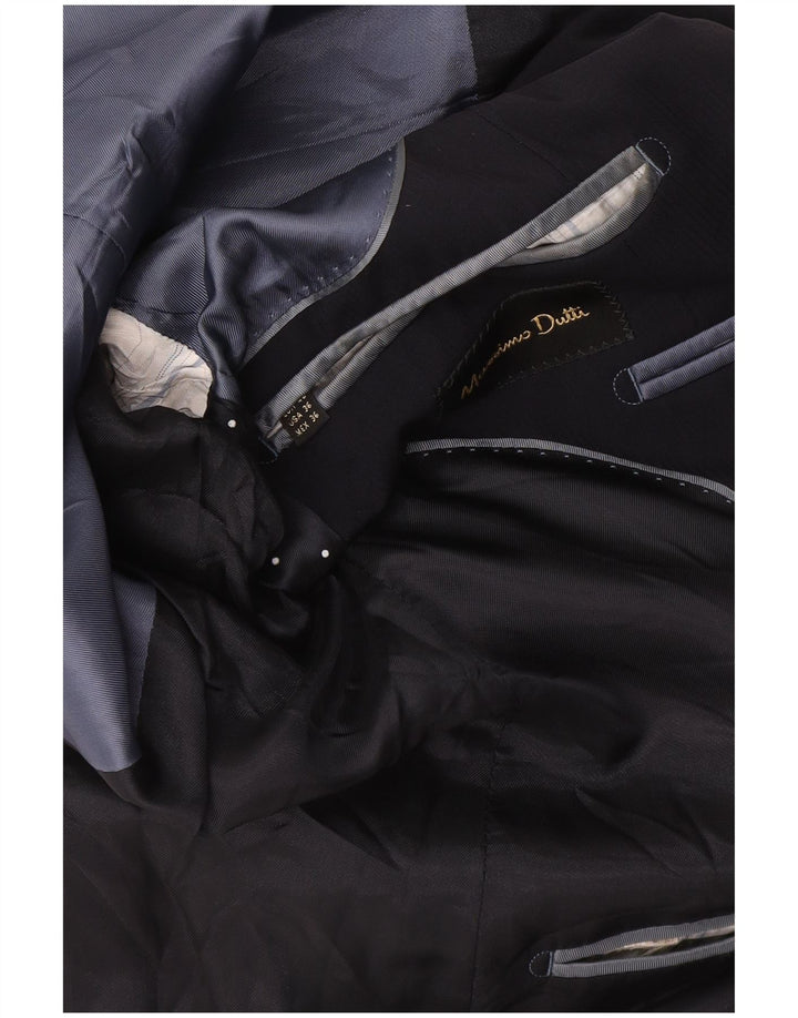 Massimo Dutti Jachetă pentru bărbați cu 2 nasturi EU 46 Mic Bleumarin
