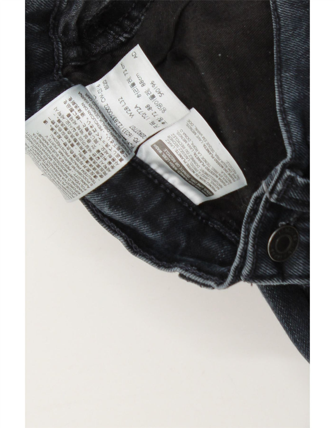 Blugi pentru bărbați Levi's 522 Slim W28 L25 Bumbac bleumarin