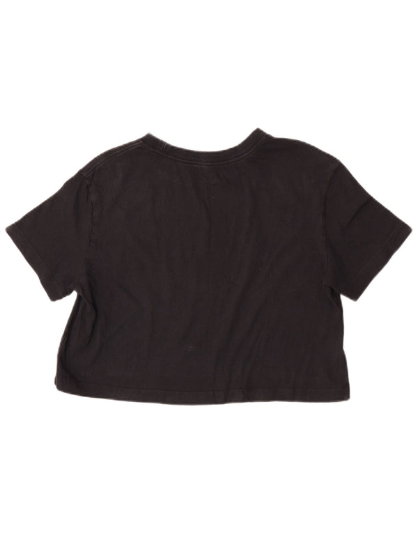 Tricou cu grafică Nike pentru femei Top UK 10 Small Black Bumbac