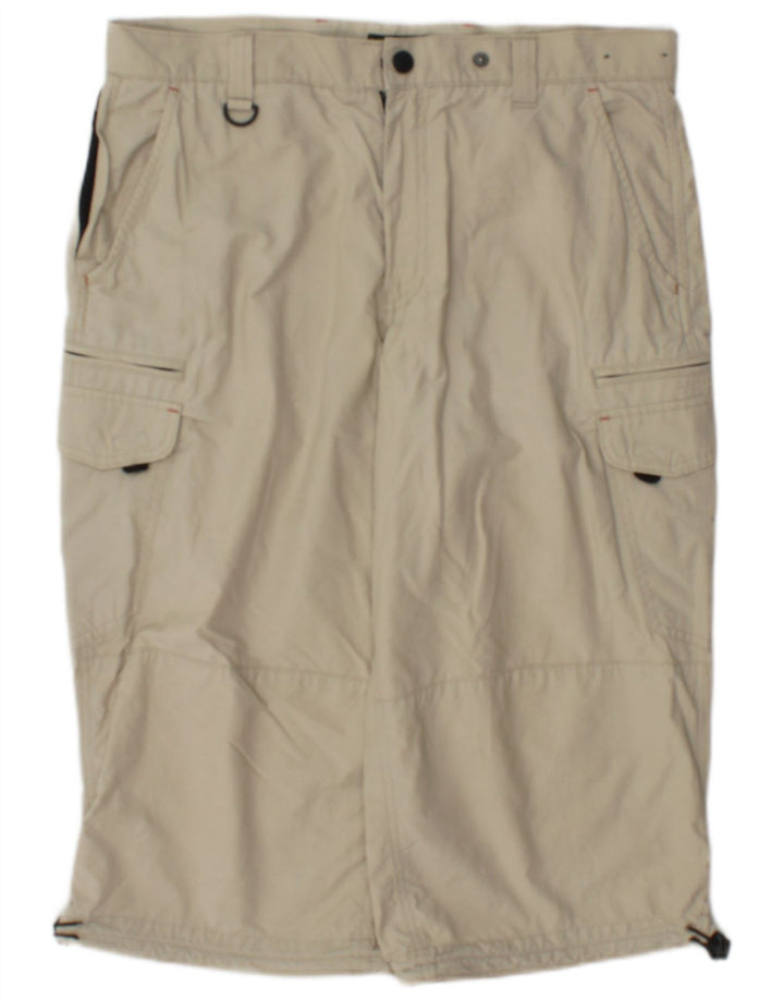 Bermude pentru bărbați de la Marks & Spencer, pantaloni scurti cargo, W34 Large, bej