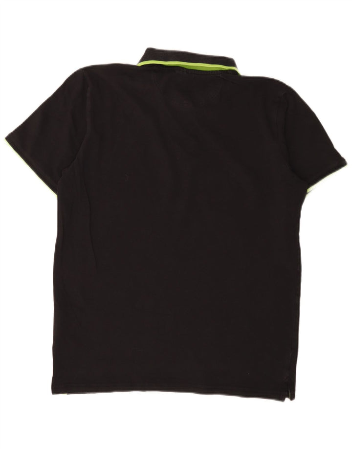 Tricou polo pentru bărbați CHAMPION, mare, negru, bumbac