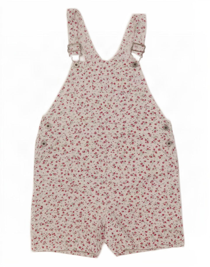 Salopete scurte Gap pentru femei W30 Medium White Floral