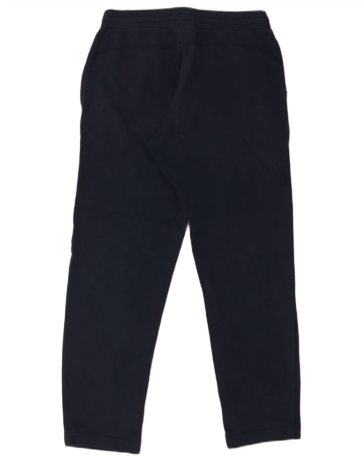 Pantaloni de trening Adidas pentru bărbați, bumbac mediu albastru bleumarin