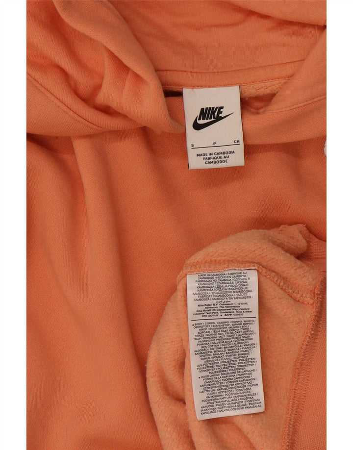 Pulover Nike pentru bărbați, bumbac portocaliu mic