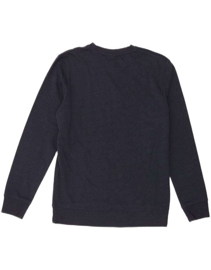 JACK & JONES Mens Graphic Sweatshirt Jumper Large Navy Blue