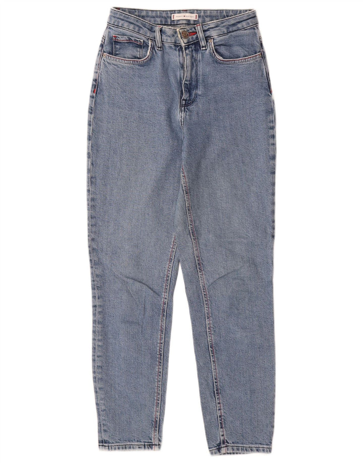 Blugi conici pentru femei Tommy Hilfiger W24 L27 Albastru