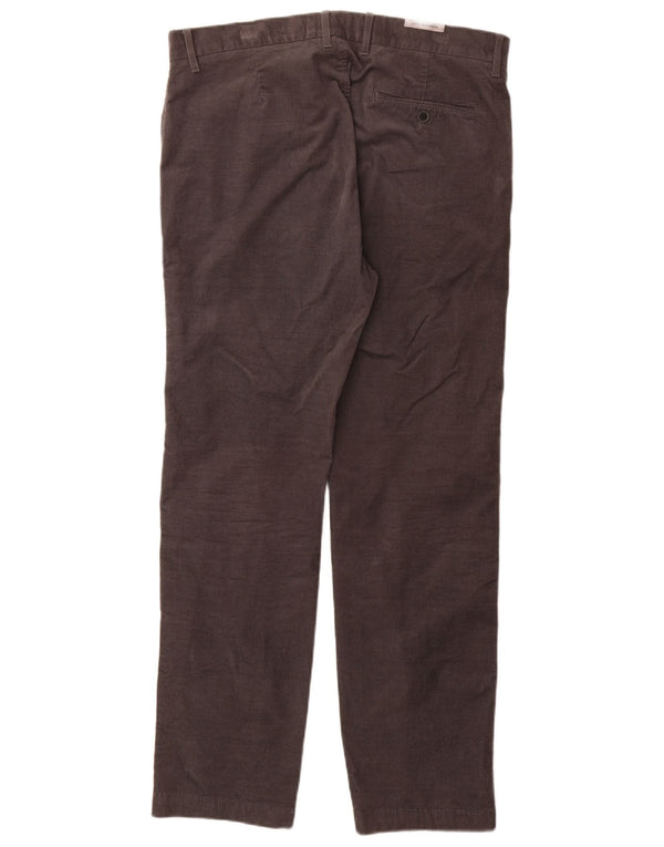 Pantaloni chino drepți pentru bărbați Marks & Spencer L34 L31 bumbac maro