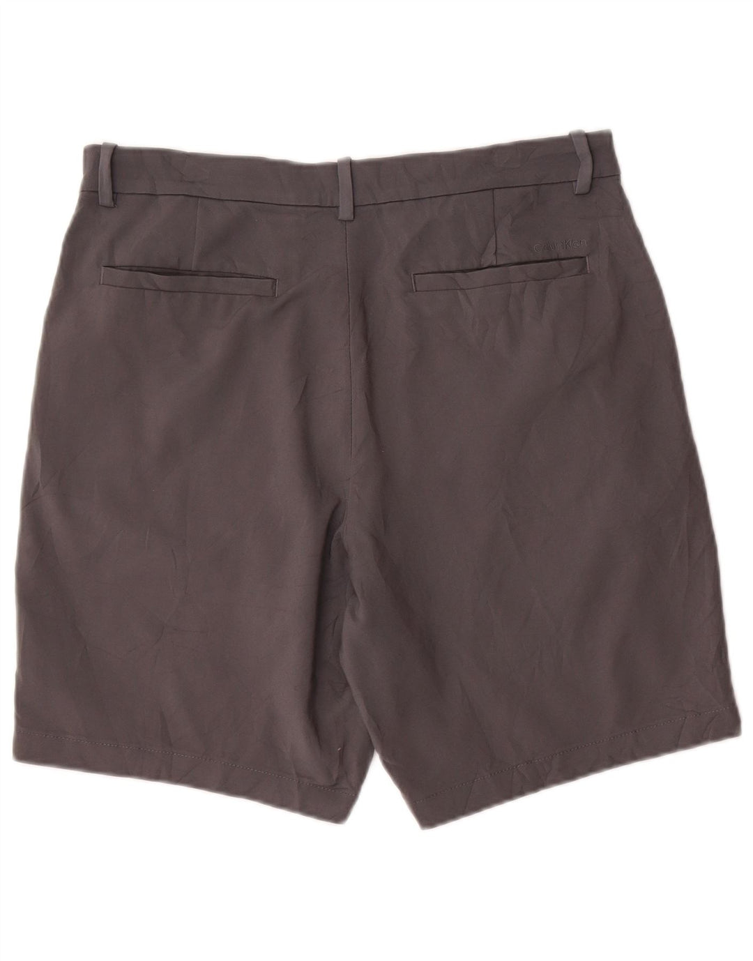 Pantaloni scurți chino Calvin Klein pentru bărbați W33, bumbac gri mediu
