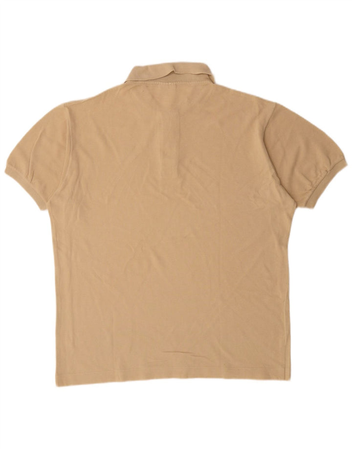 Tricou polo Lacoste pentru bărbați mărimea 5 mare, bej, bumbac