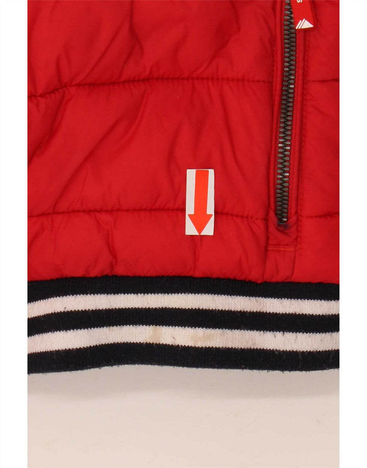 Superdry Jachetă căptușită pentru femei UK 14 Large Red Poliester