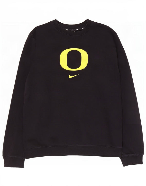 Pulover Nike pentru bărbați Oregon Ducks Graphic Pulover mare, negru, bumbac