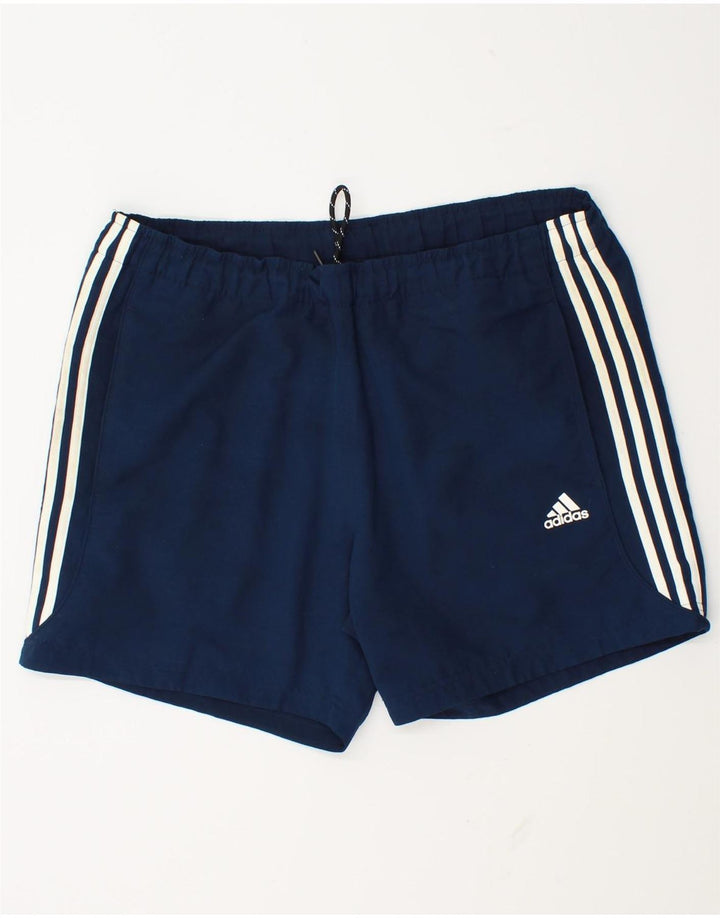 Pantaloni scurți sport pentru bărbați Adidas Climalite, mari, albastru, poliester