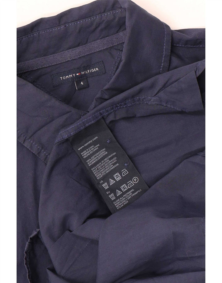 Cămașă Tommy Hilfiger pentru femei US 4 Small Bluemarin Bumbac