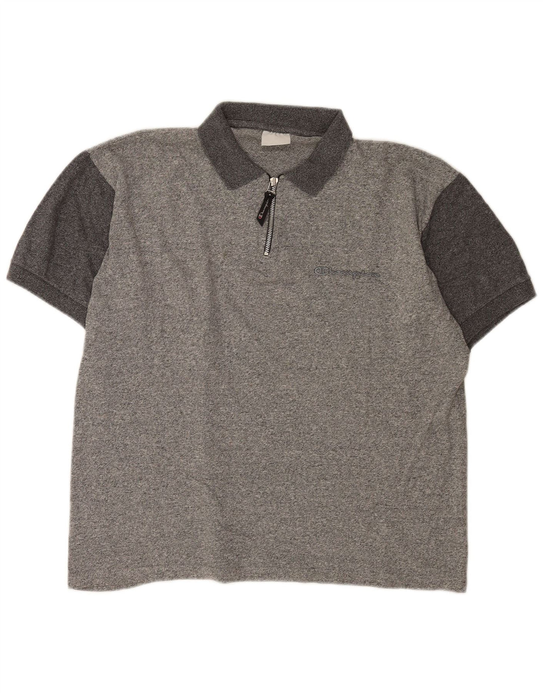 Tricou polo pentru bărbați Champion XL bumbac gri