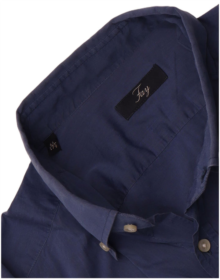 Cămașă pentru bărbați Fay Mărimea 44 17 1/2 XL Albastru