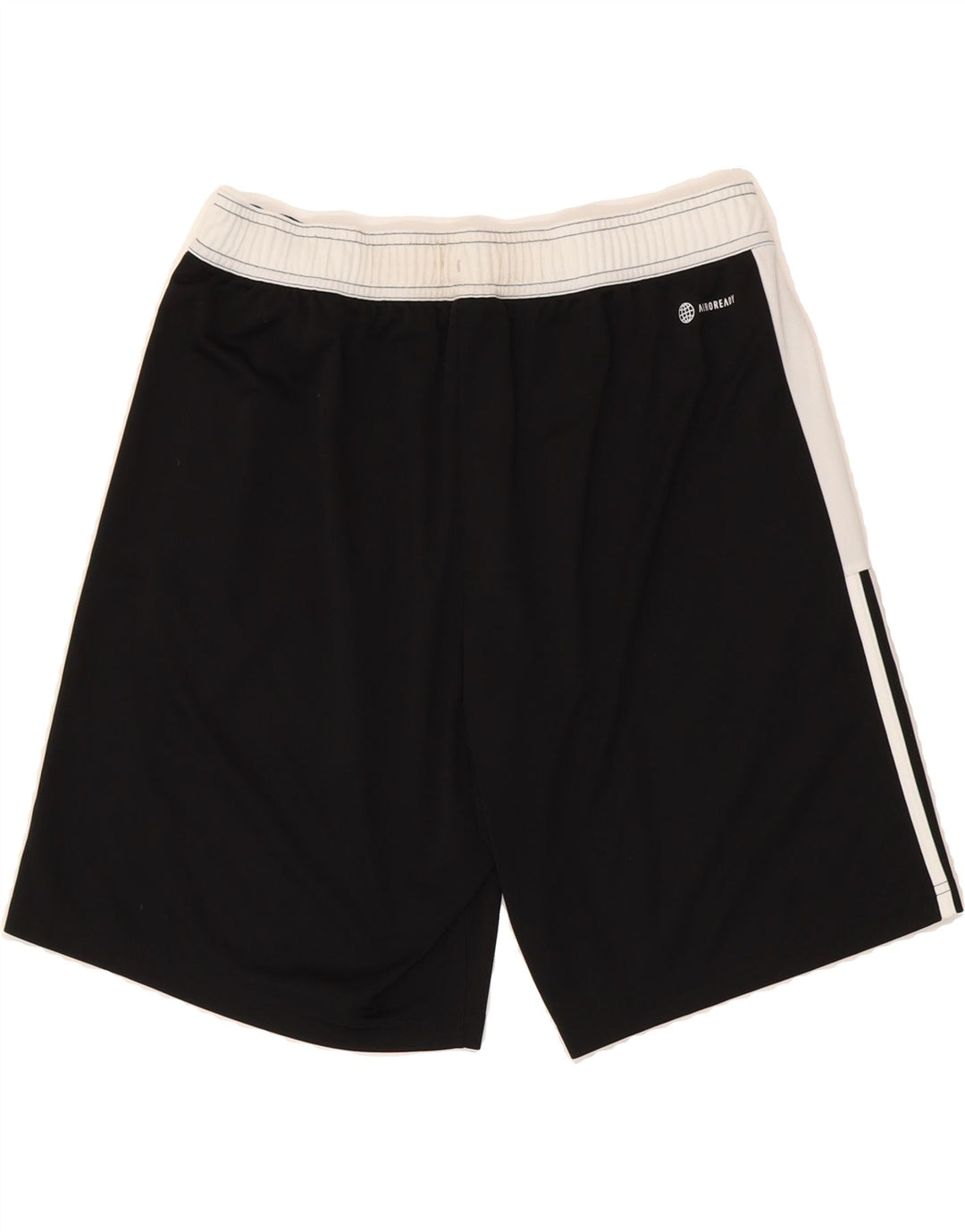 ADIDAS Mens Aeroready Sport Shorts Large Black Colourblock Polyester Vintage Adidas and Second-Hand Adidas from Messina Hembry 
