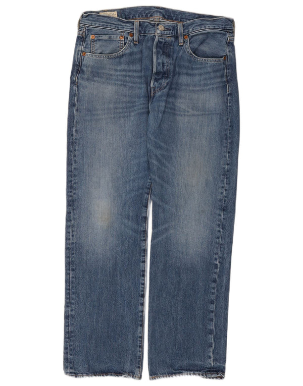 Blugi drepti pentru bărbați Levi's 501 W32 L30 Bumbac albastru