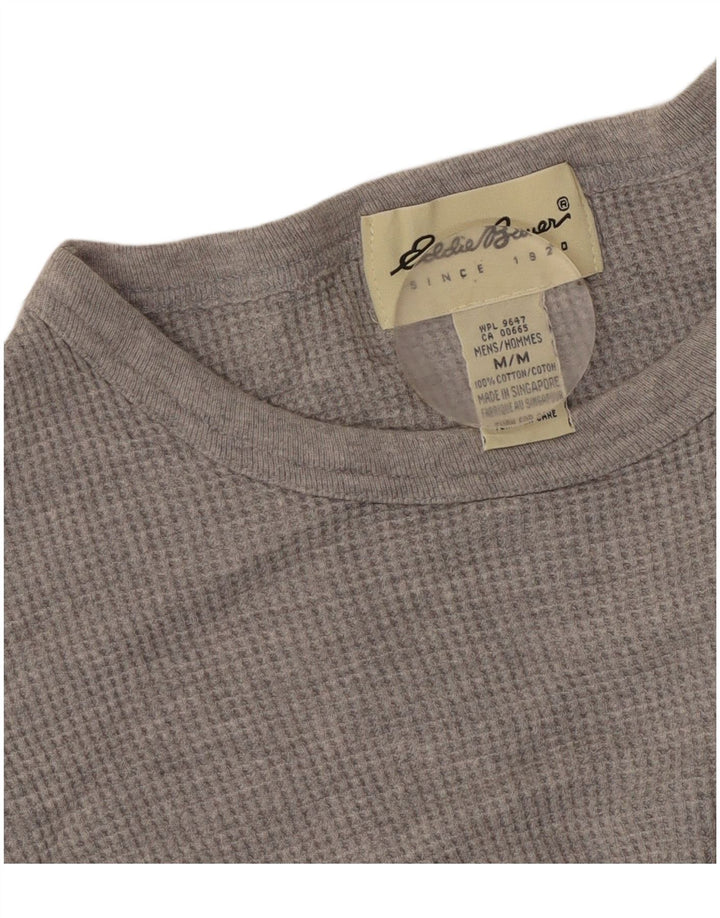 EDDIE BAUER Tricou Bărbați Top Bumbac Gri Mediu