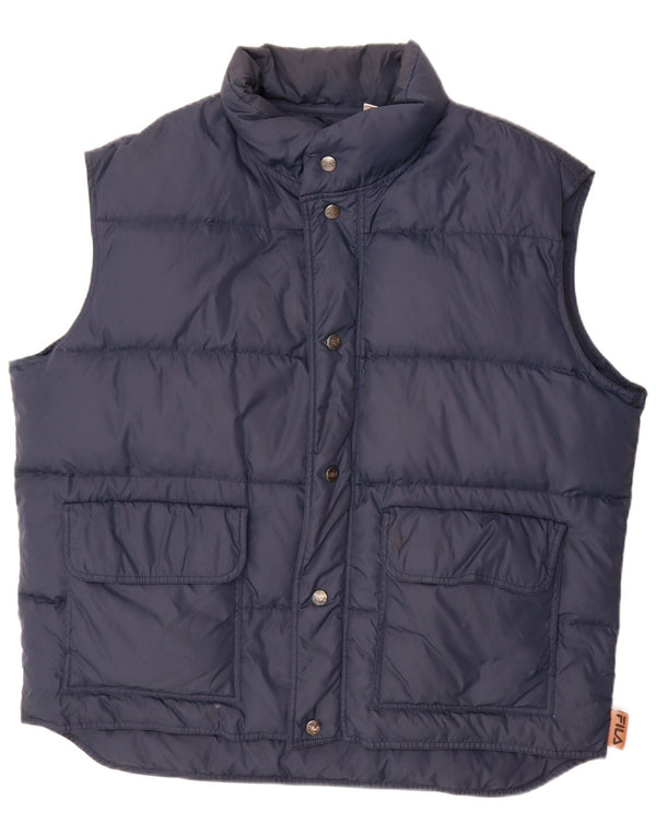 Gilet Captusit Fila pentru barbati IT 56 XL Bleumarin Poliamida