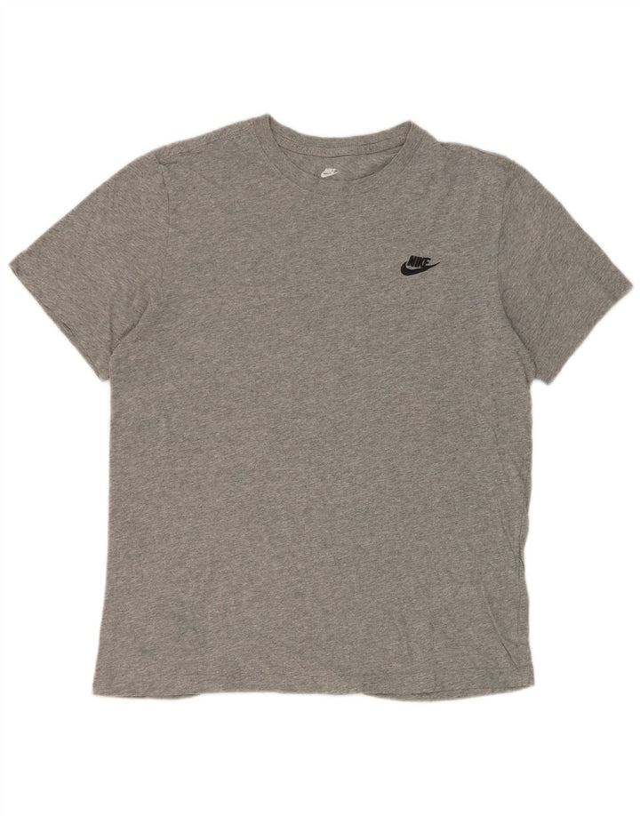 Tricou Nike pentru bărbați, bumbac, gri mediu