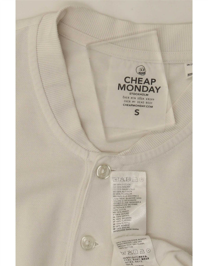 Tricou ieftin pentru bărbați de luni Top mic Bumbac alb