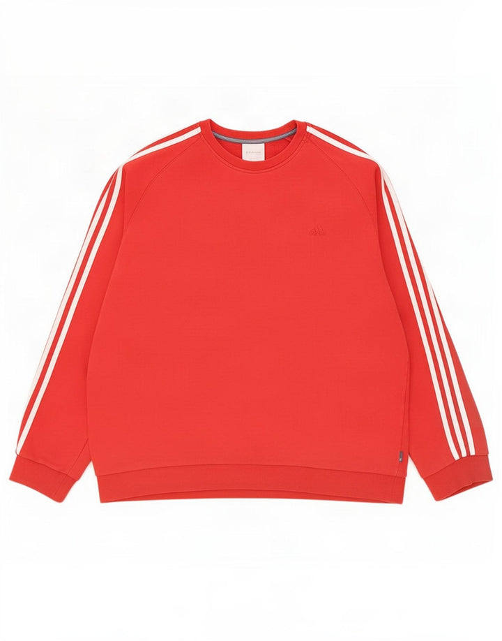 Pulover pentru bărbați Adidas 2XL bumbac roșu