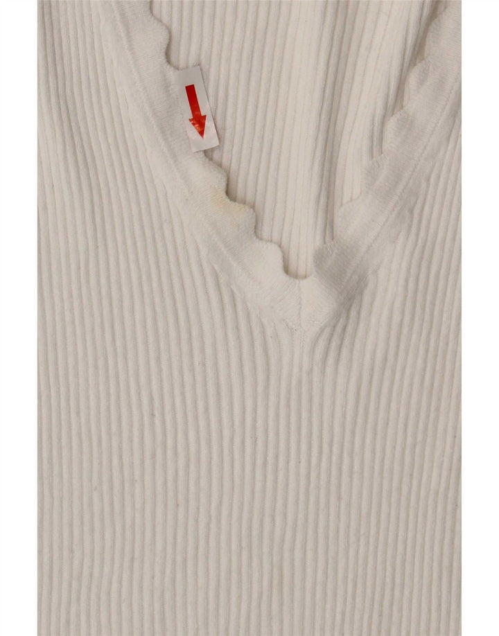 Tricou pentru femei Marks & Spencer Top UK 14 Large White Viscose
