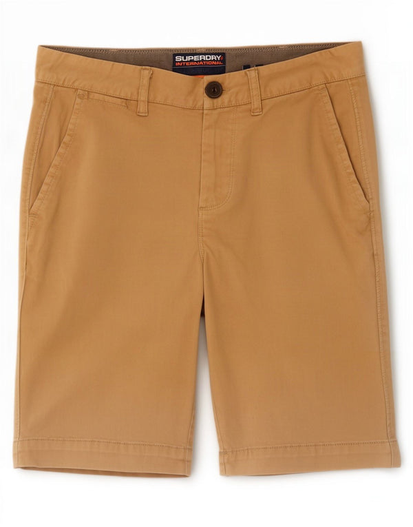 Pantaloni scurți chino pentru bărbați Superdry Medium W32 Beige Bumbac