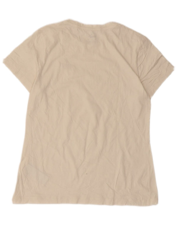 Puma Tricou Femei Top UK 12 Medium Beige Bumbac