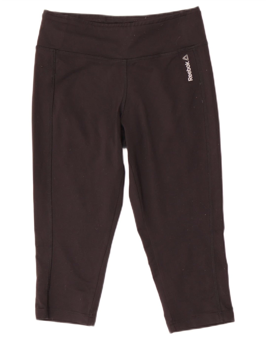 Leggings Capri pentru femei REEBOK UK 8/10 Poliester negru mic
