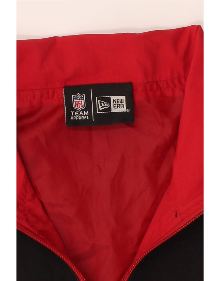 NFL TEAM APPAREL Mens Graphic Tracksuit Top Jacket Medium Red Colourblock Vintage NFL TEAM APPAREL and Second-Hand NFL TEAM APPAREL from Messina Hembry 
