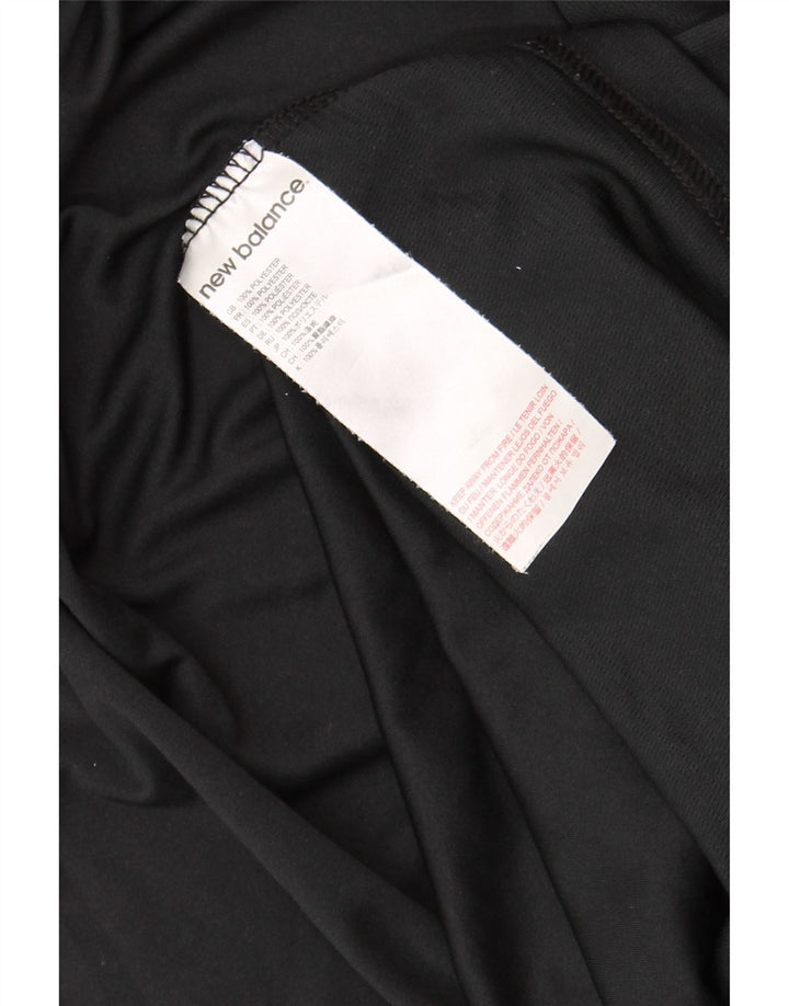Tricou grafic pentru bărbați NEW BALANCE Top Mediu Negru Poliester