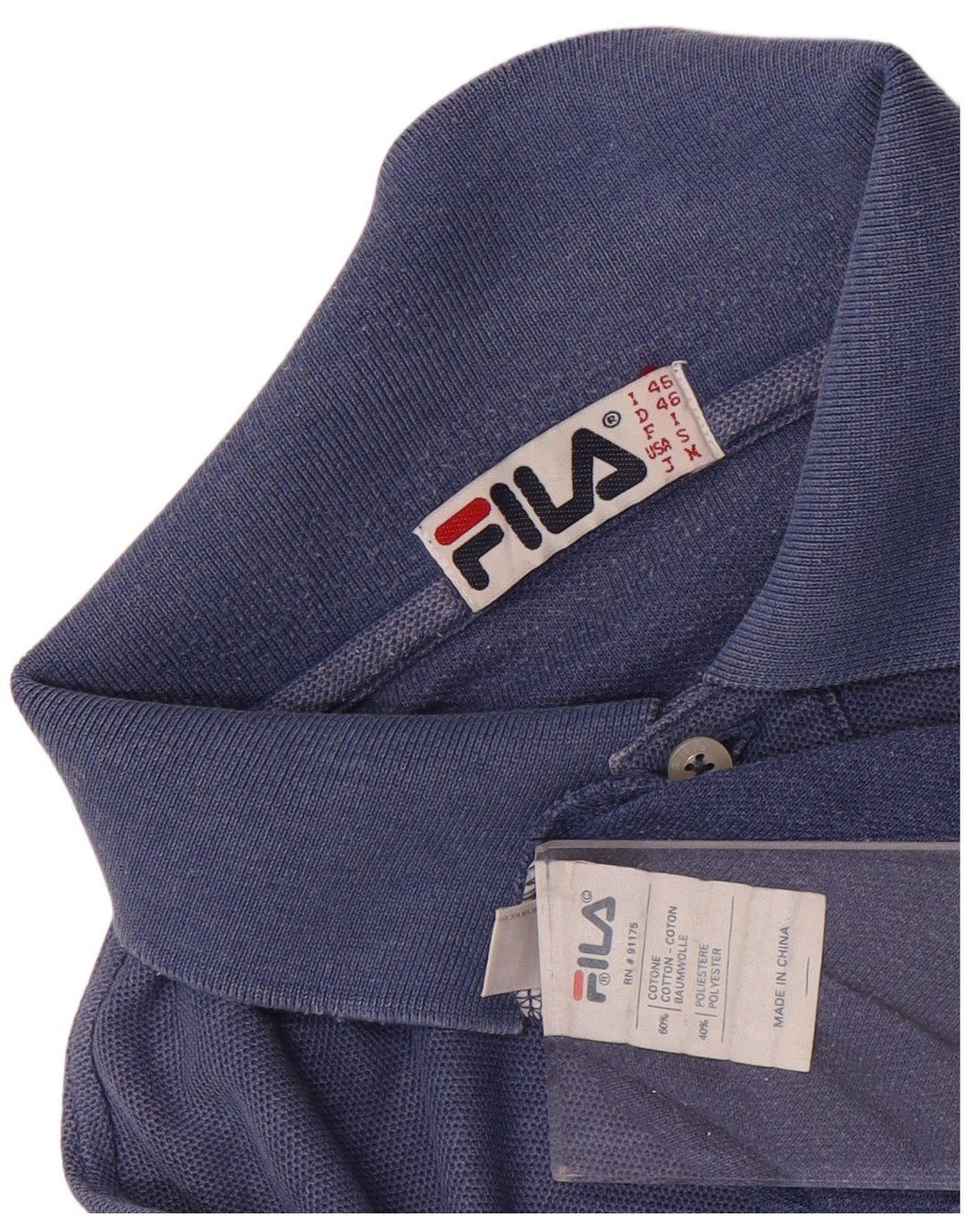 Cămașă Polo Fila Bărbați Mic Albastru Bumbac